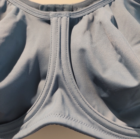 WACOAL | Simone High Impact Sports Underwire Bra | Blue/Gray | 42D - Picture 7 of 15